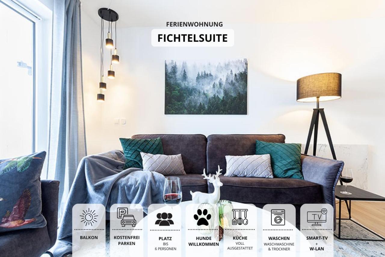 Die Fichtelsuite 1-6 Pers Ferienwohnung Nahe Ochsenkopf Sued 800M In Fleckl ヴァルメンシュタイナハ エクステリア 写真